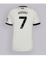 Moške Nogometnih dresov Manchester United Mason Mount #7 Tretji 2024-25 Kratki rokavi